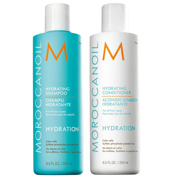 Moroccan Oil Hydrating Shampoo and Conditioner 250ml Bundle