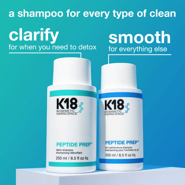 K18 Peptide Prep DETOX Shampoo - Biomimetic Hair Science 250ml